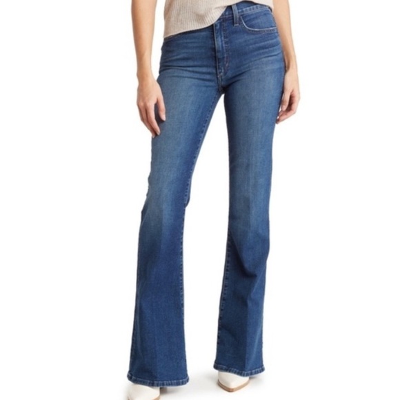 Joe's Jeans Herculina High Rise Flare Jeans Medium Vintage Blue Wash Size - Picture 1 of 12